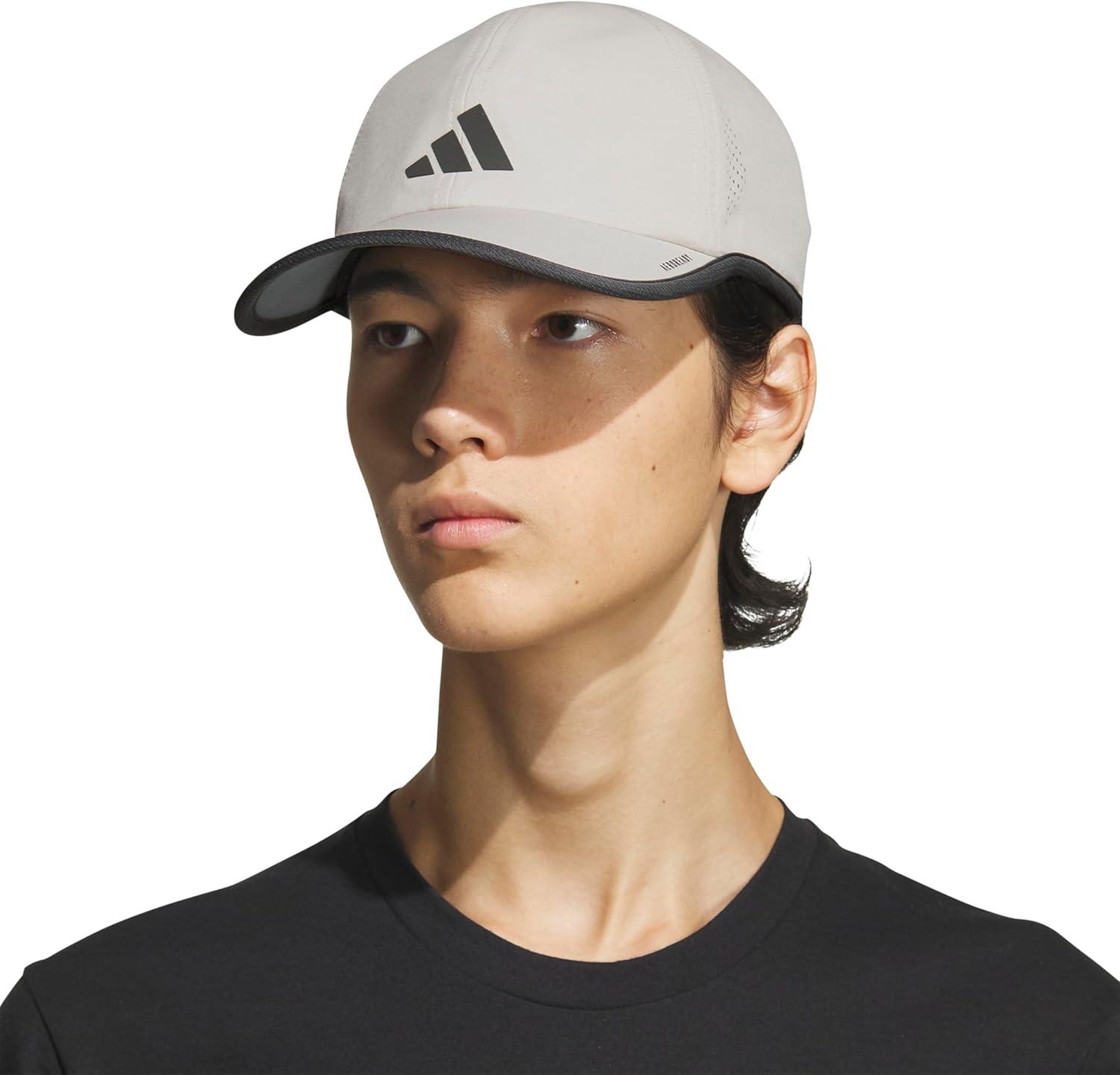 imageadidas Mens Superlite Relaxed Adjustable Performance Cap2020Alumina BeigeGrey Six30