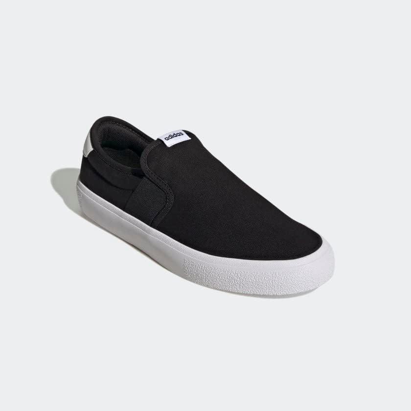 imageadidas UnisexAdult Vulcraid3r Slip on Running ShoeBlackBlackWhiteq3