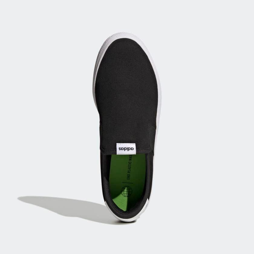 imageadidas UnisexAdult Vulcraid3r Slip on Running ShoeBlackBlackWhiteq3