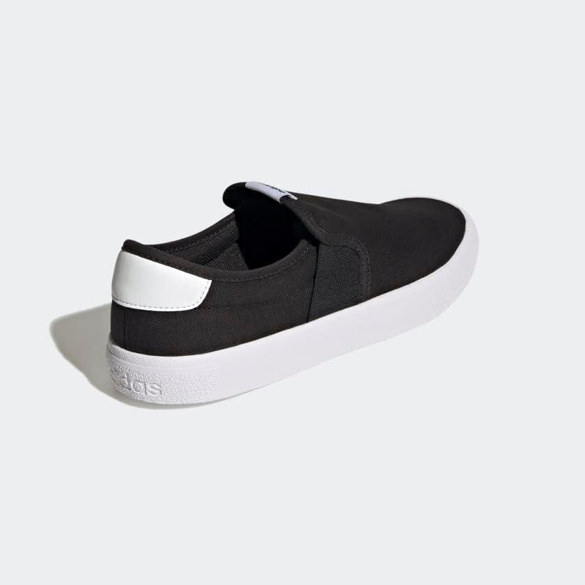 imageadidas UnisexAdult Vulcraid3r Slip on Running ShoeBlackBlackWhiteq3