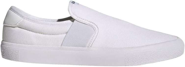 imageadidas UnisexAdult Vulcraid3r Slip on Running ShoeWhiteWhiteCore Black