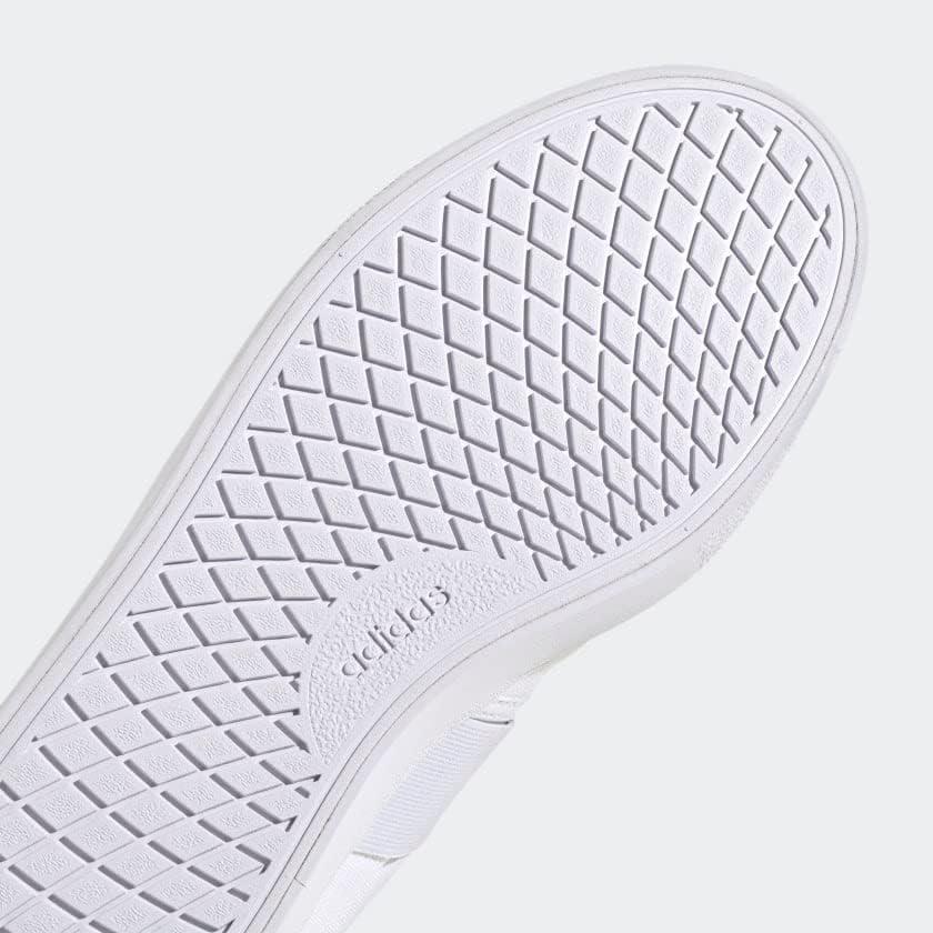 imageadidas UnisexAdult Vulcraid3r Slip on Running ShoeWhiteWhiteCore Black