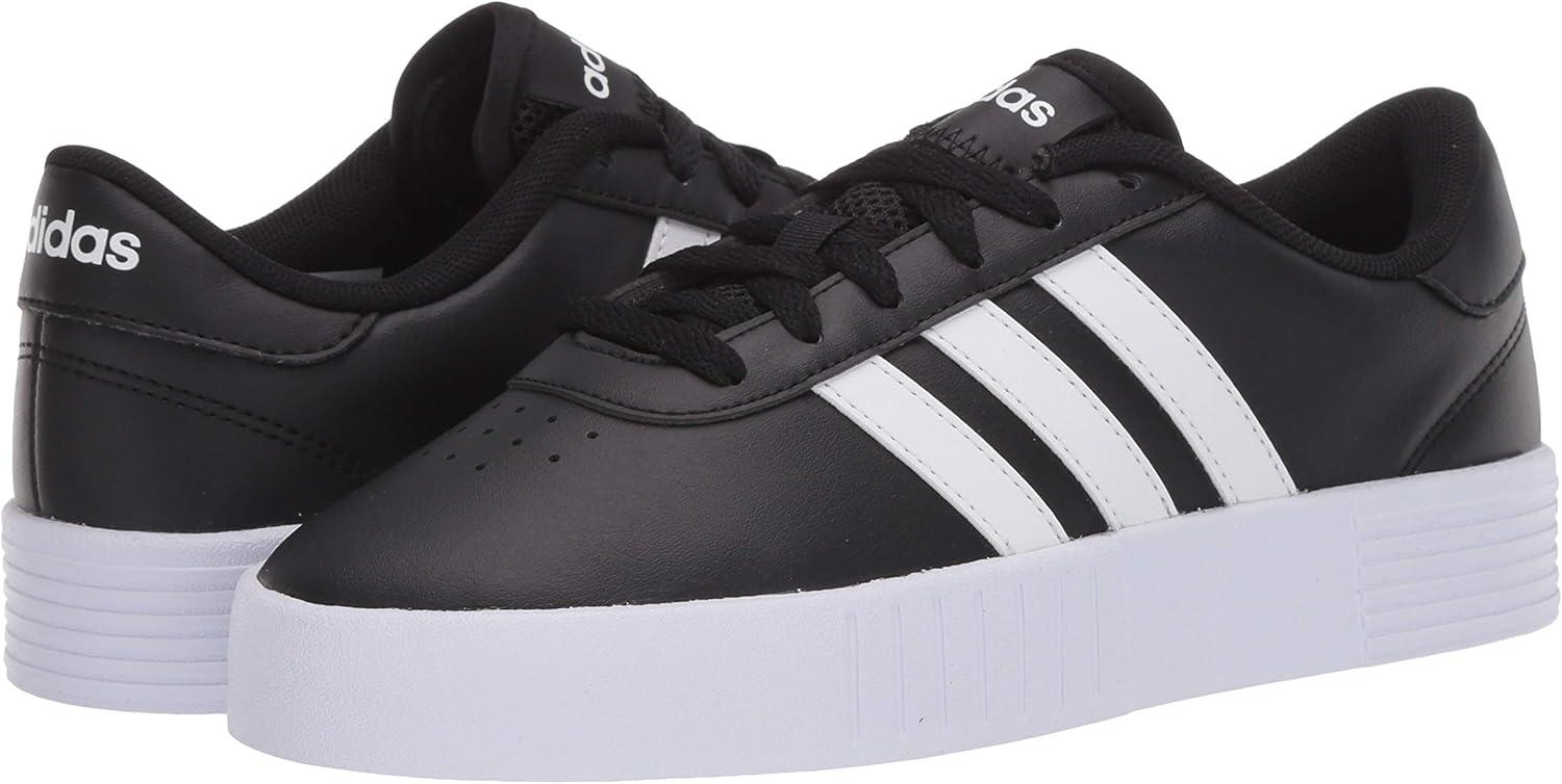 imageadidas Womens Court Bold SneakerBlackWhiteBlack