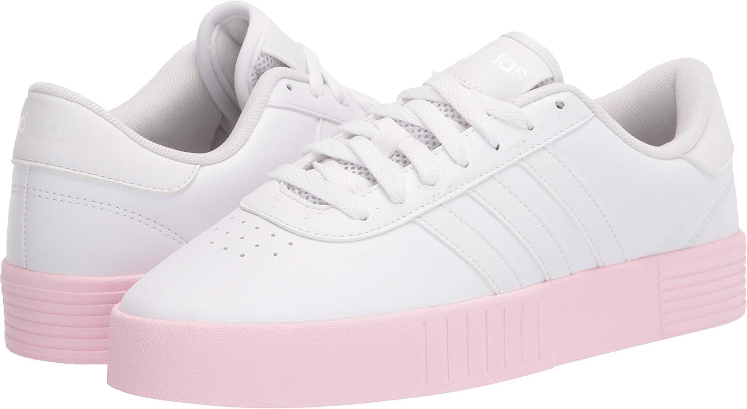 imageadidas Womens Court Bold SneakerWhiteWhitePink