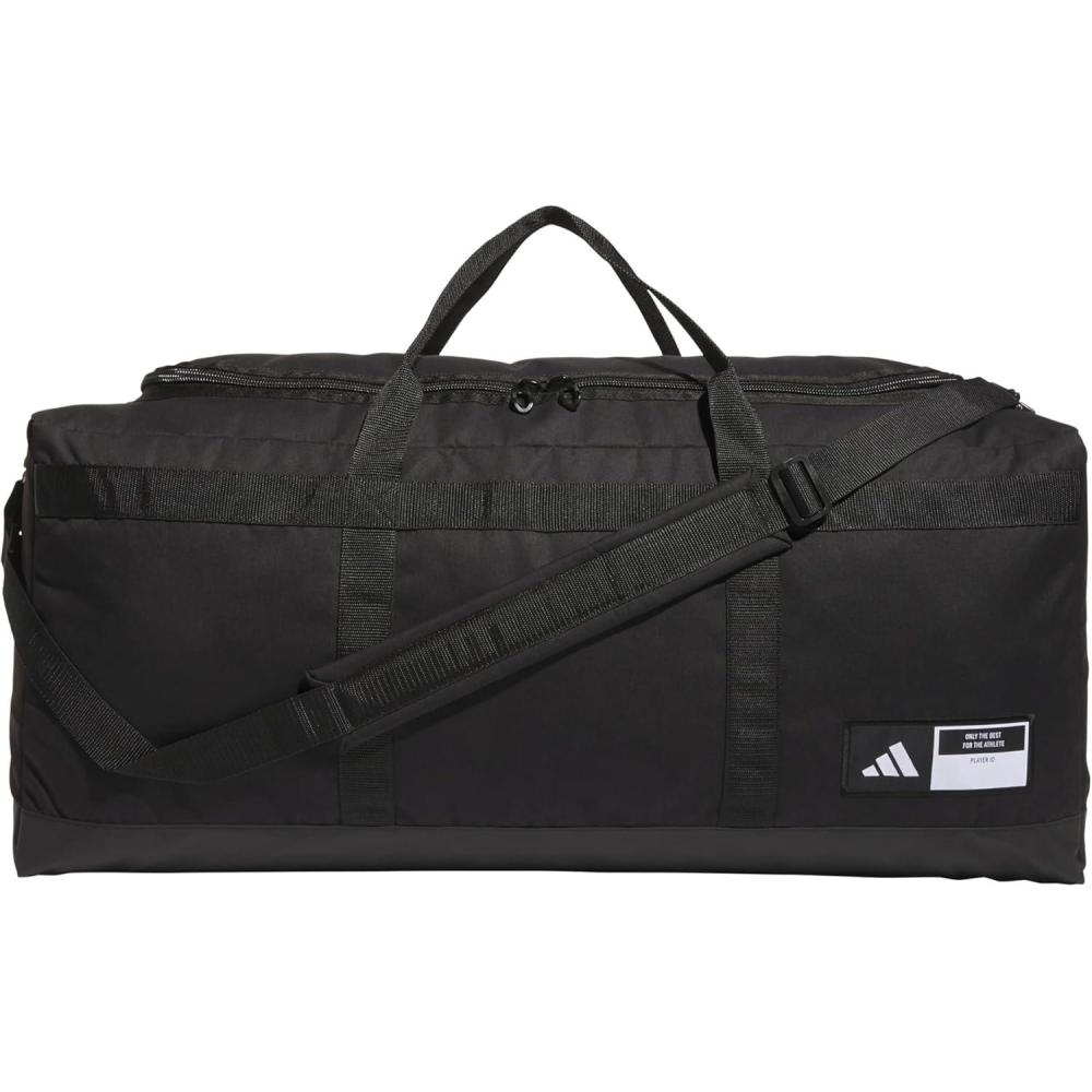 imageadidas Locker Room Baseball Duffel BagBlackWhite2