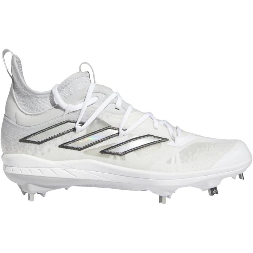 imageadidas Mens Adizero Afterburner 9 NWV SneakersTeam Light GreySilver MetallicFootwear Whitewhite
