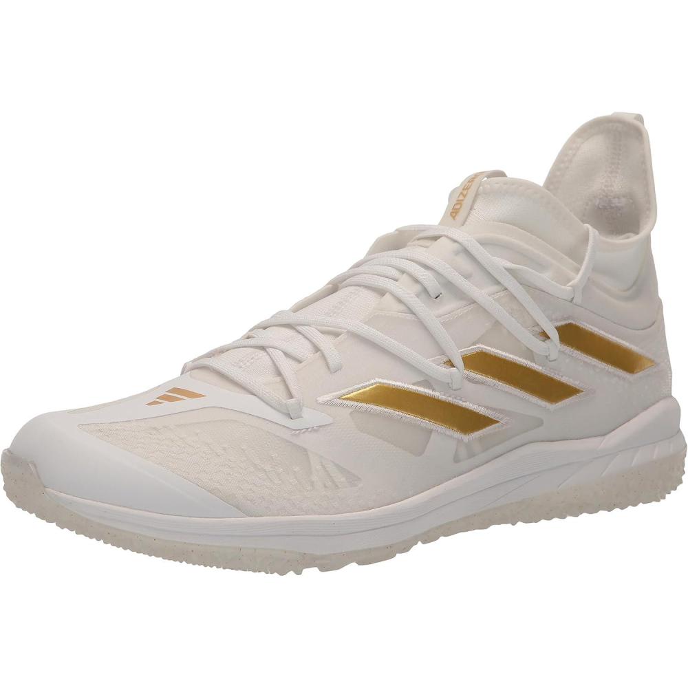 imageadidas Mens Adizero Afterburner 9 NWV SneakersWhiteGold MetallicGold Metallic