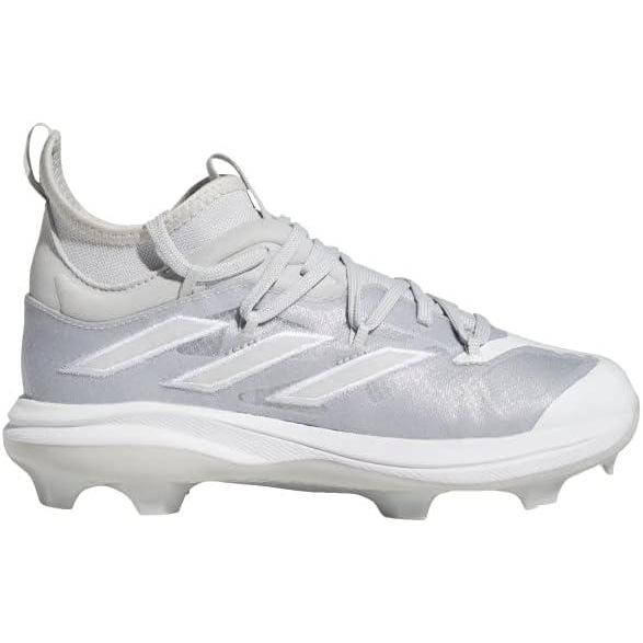 imageadidas Mens Adizero Afterburner Nwv Cleats SneakerTeam Light GreyCloud WhiteTeam Lig