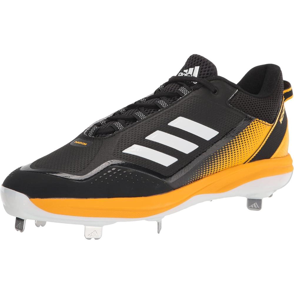 imageadidas Mens Icon 7 Baseball ShoeBlackWhiteTeam Colleg Gold