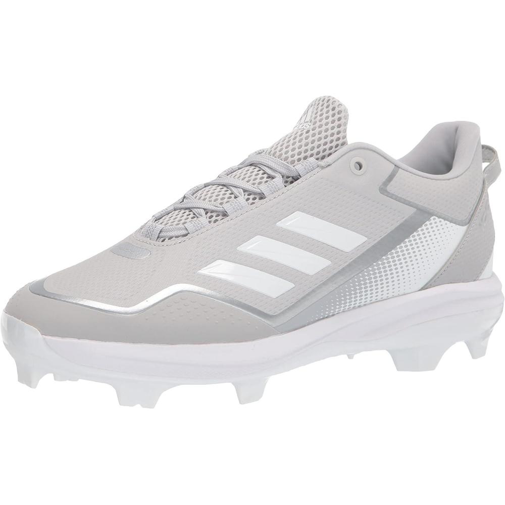 imageadidas Mens Icon 7 Baseball ShoeTeam Light GreyCloud WhiteSilver M