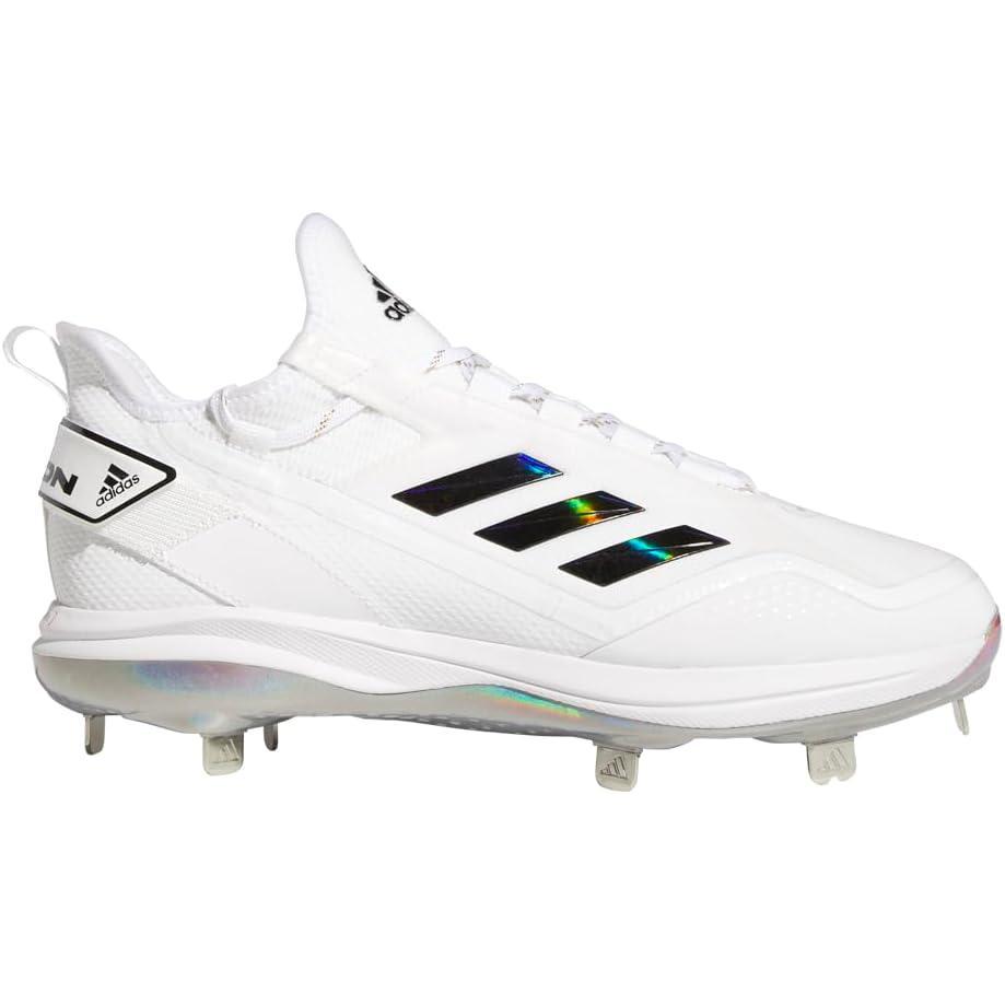 imageadidas Mens Icon 7 Baseball ShoeWhiteBlack