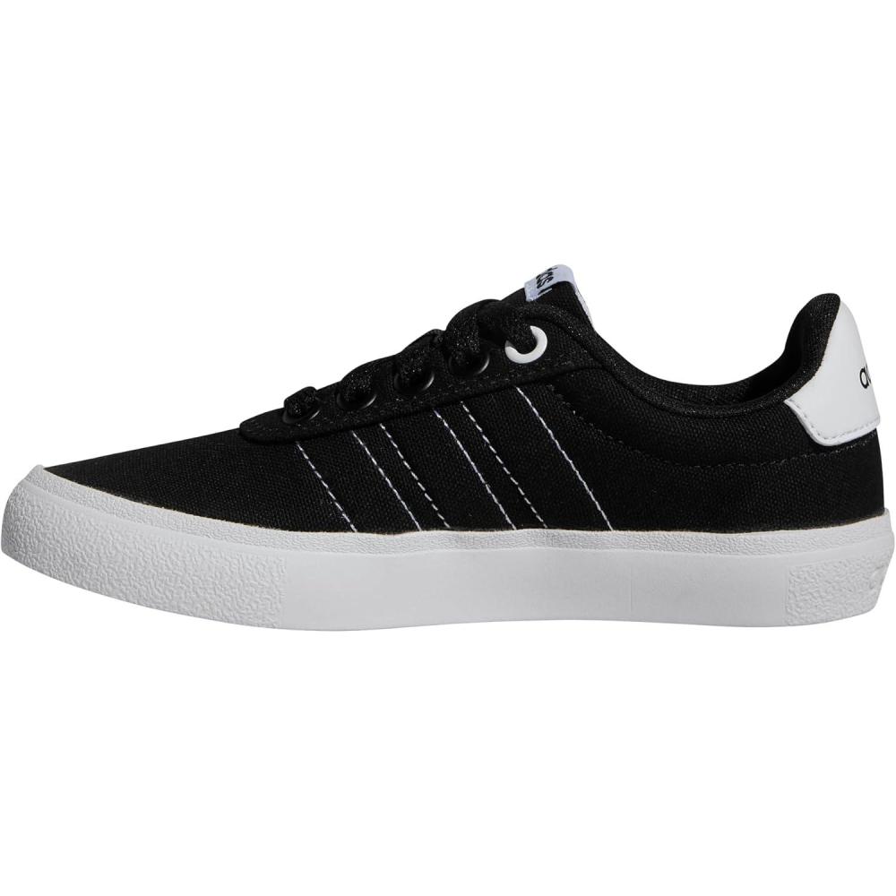 imageadidas UnisexChild Vulcraid3rSkate ShoeCore BlackWhiteCore Black