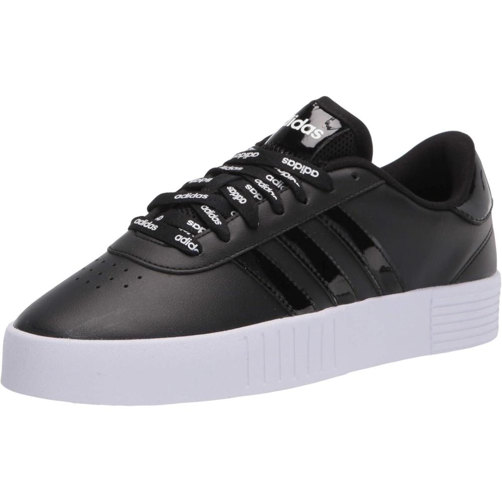 imageadidas Womens Court Bold SneakerBlackBlackWhite