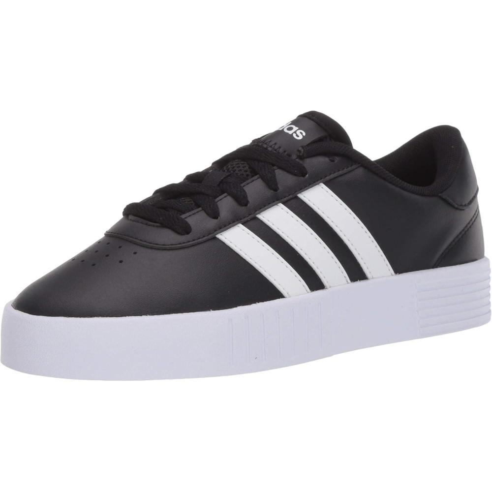 imageadidas Womens Court Bold SneakerBlackWhiteBlack