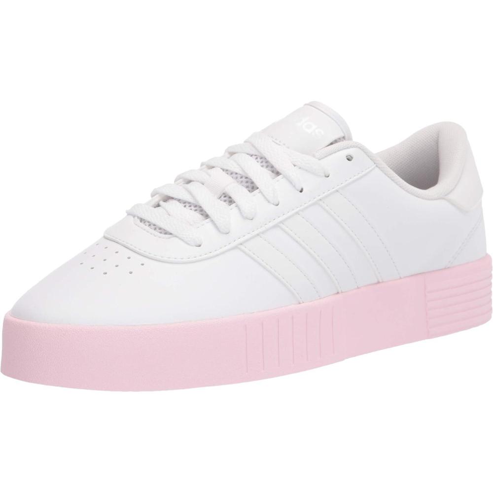 imageadidas Womens Court Bold SneakerWhiteWhitePink