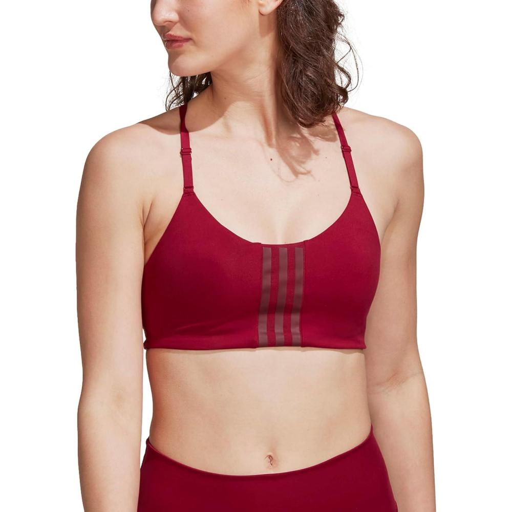 imageadidas Womens Training Light Support Better Level BraLegacy Burgundy