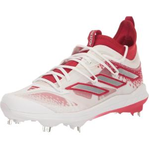 adidas Men’s Adizero Afterburner 9 NWV Sneakers(Team Power Red/Silver Metallic/White)