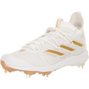 adidas Men’s Adizero Afterburner 9 NWV Sneakers(White/Gold Metallic/White)