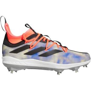 adidas Men’s Adizero Afterburner Nwv Cleats Sneaker(Black/Black/White)