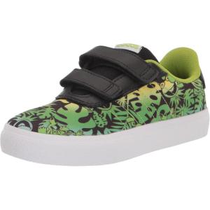adidas Unisex-Child Vulc Raid3r Skate Shoes(Core Black/Still Green/Ftwr White (Muppets) (Cross Strap))