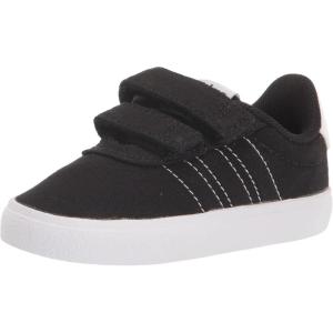 adidas Unisex-Child Vulcraid3rSkate Shoe(Core White/Black/Core Black)