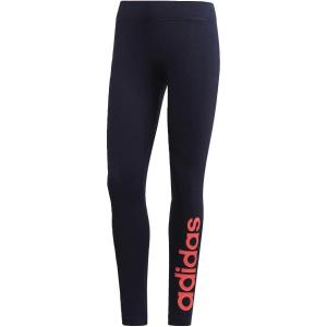 adidas Womens Essentials Linear Tights(Legend Ink/Signal Pink)