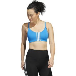 adidas Women’s Training Light Support Better Level Bra(Bright Blue)