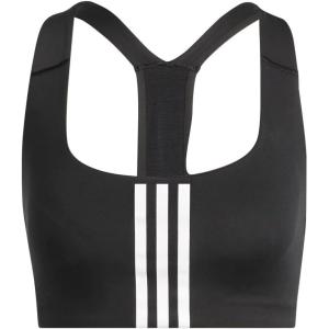 adidas Women’s Training Medium Support Better 3-Stripes Bra(Black)