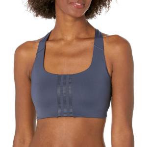 adidas Women’s Training Medium Support Better 3-Stripes Bra(Shadow Navy)