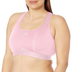 adidas Women’s Training Medium Support Good Level Bra Padded(Clear Pink)
