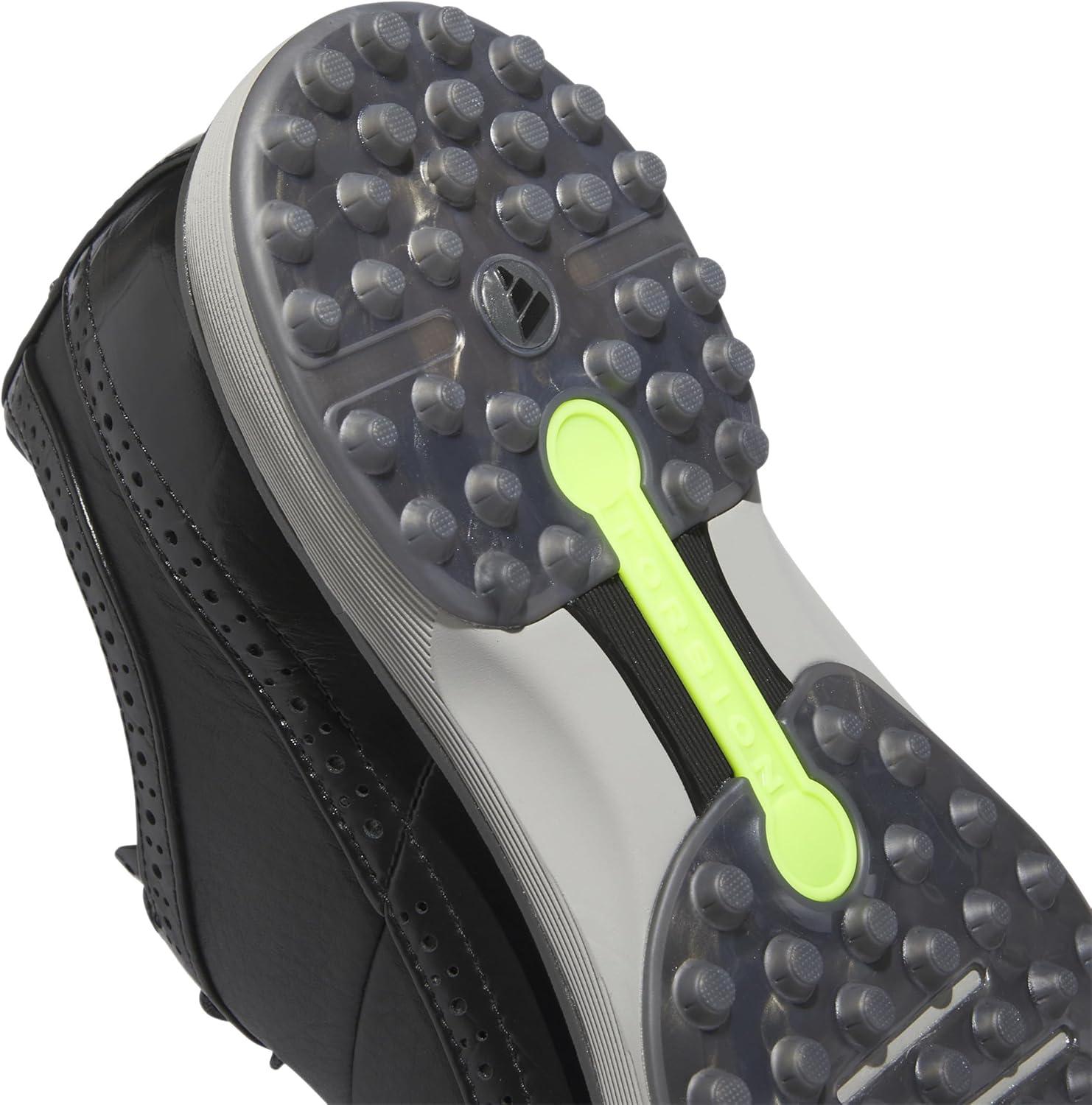 imageAdidas UnisexAdult Mc80 Spikeless Golf ShoesCore BlackDark Silver MetallicGrey Two