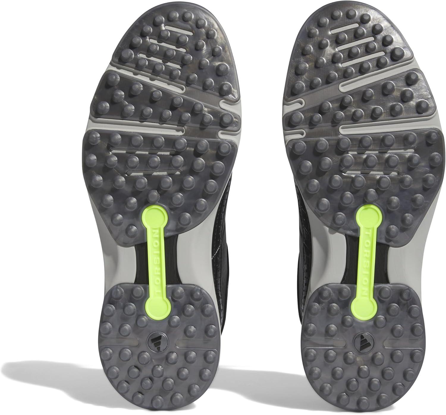 imageAdidas UnisexAdult Mc80 Spikeless Golf ShoesCore BlackDark Silver MetallicGrey Two