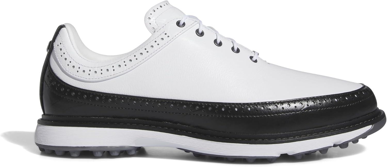 imageAdidas UnisexAdult Mc80 Spikeless Golf ShoesFootwear WhiteCore BlackBright Red