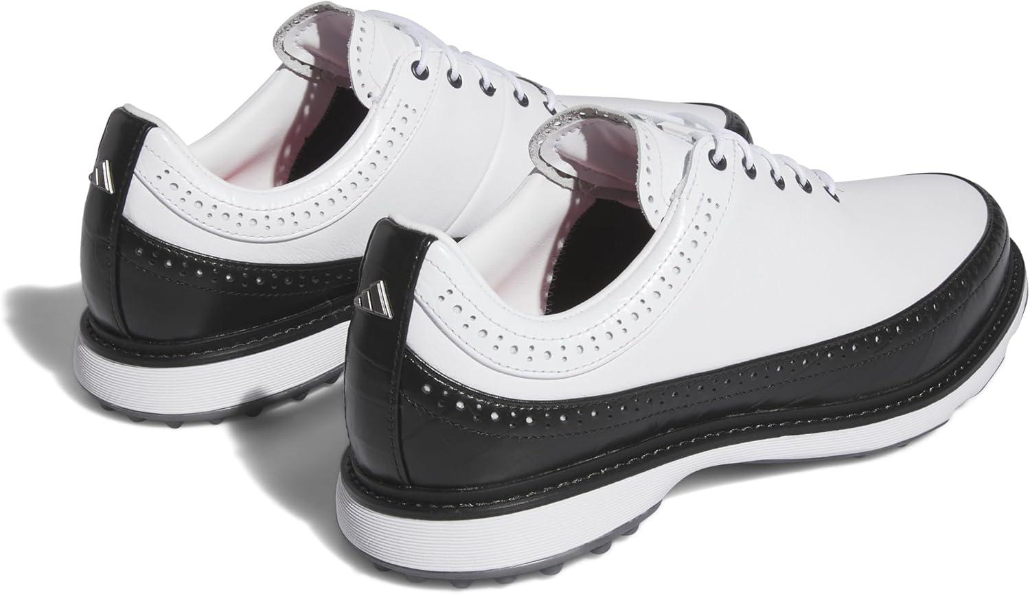 imageAdidas UnisexAdult Mc80 Spikeless Golf ShoesFootwear WhiteCore BlackBright Red