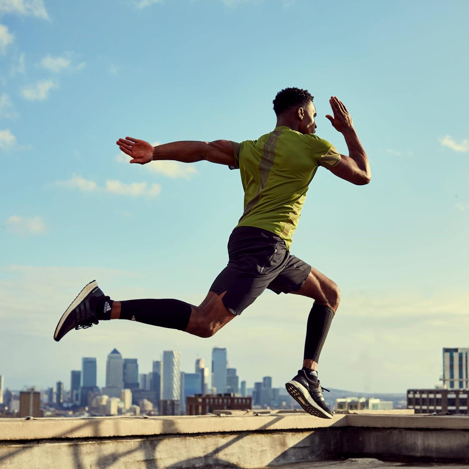 imageadidas Aeroready Compression Calf Sleeves Lightweight MoistureWicking Calf Compression SleevesBlack V1