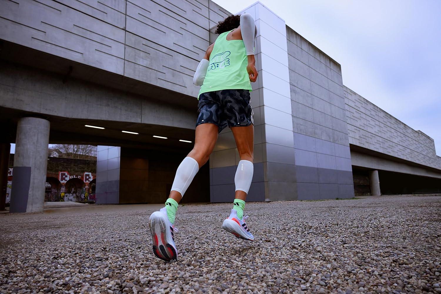 imageadidas Aeroready Compression Calf Sleeves Lightweight MoistureWicking Calf Compression SleevesWhite