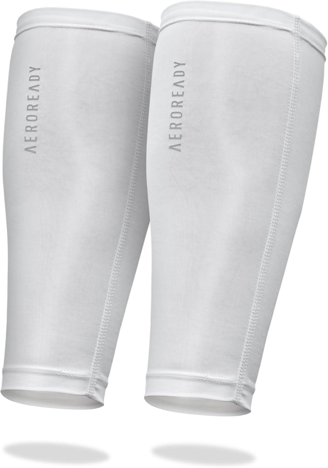 imageadidas Aeroready Compression Calf Sleeves Lightweight MoistureWicking Calf Compression SleevesWhite