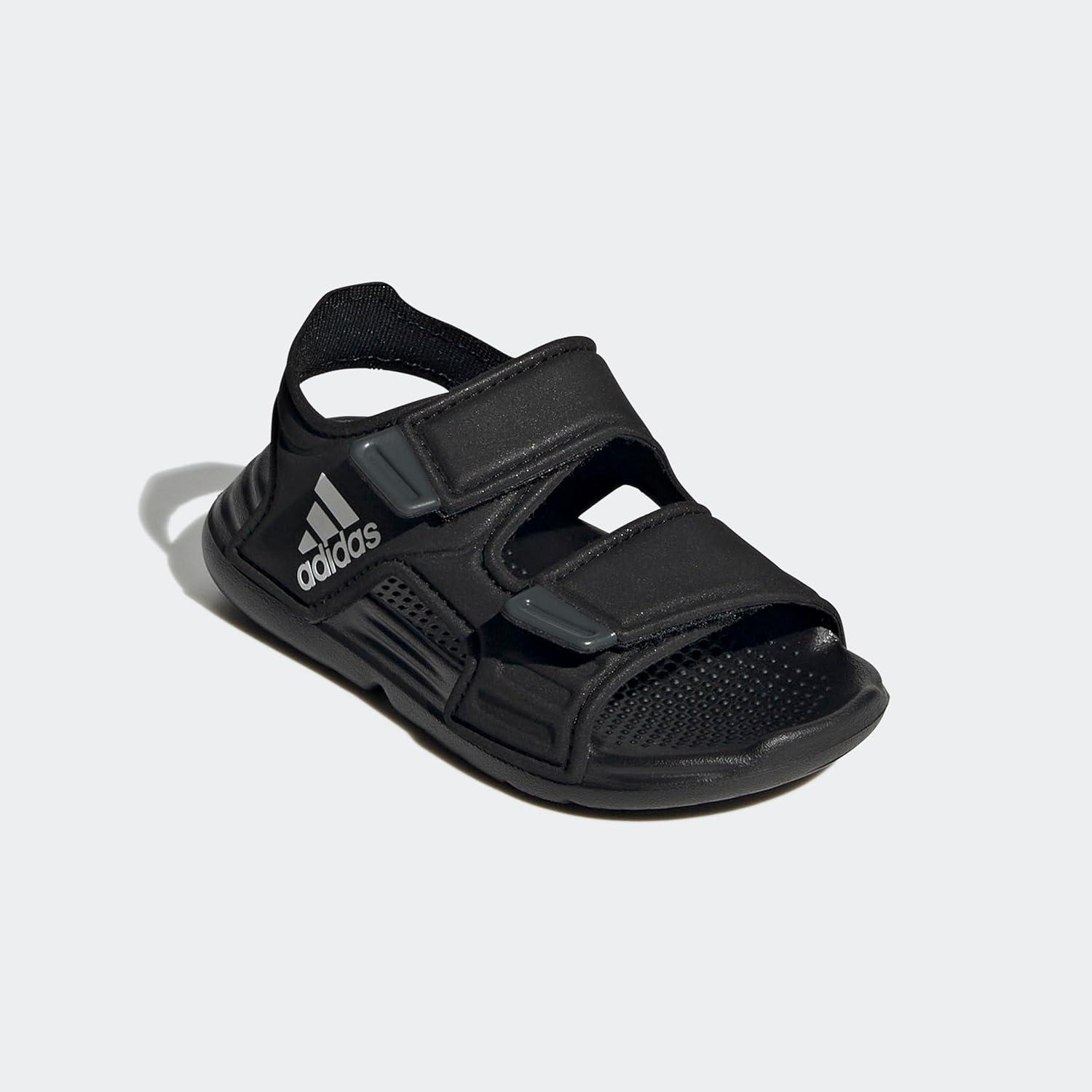 imageadidas Boys Altaswim SandalBlackWhiteGrey