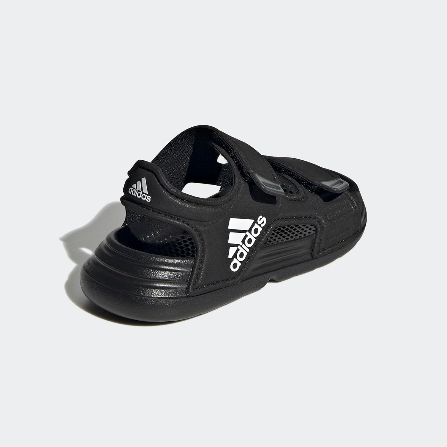 imageadidas Boys Altaswim SandalBlackWhiteGrey
