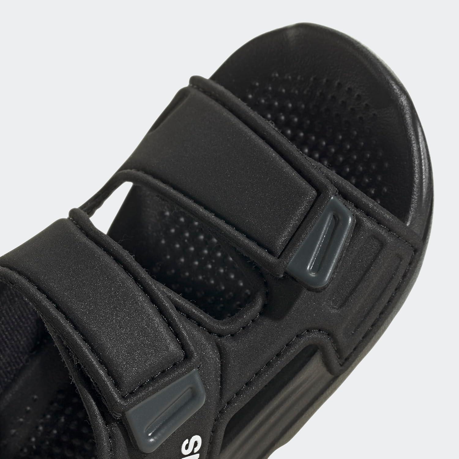 imageadidas Boys Altaswim SandalBlackWhiteGrey