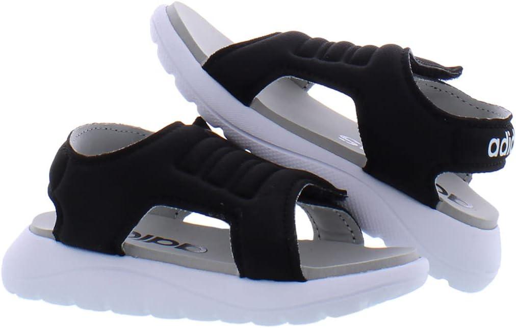 imageadidas Boys Altaswim SandalBlackWhiteblack