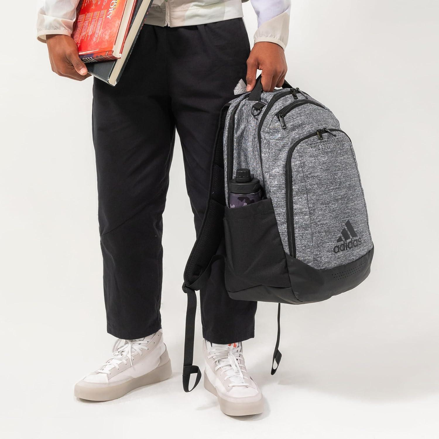 imageadidas Defender Sports Backpack with Shoe Compartment Soccer Bag BlackBlack One SizeJersey Onix GreyOnix GreyRose Gold