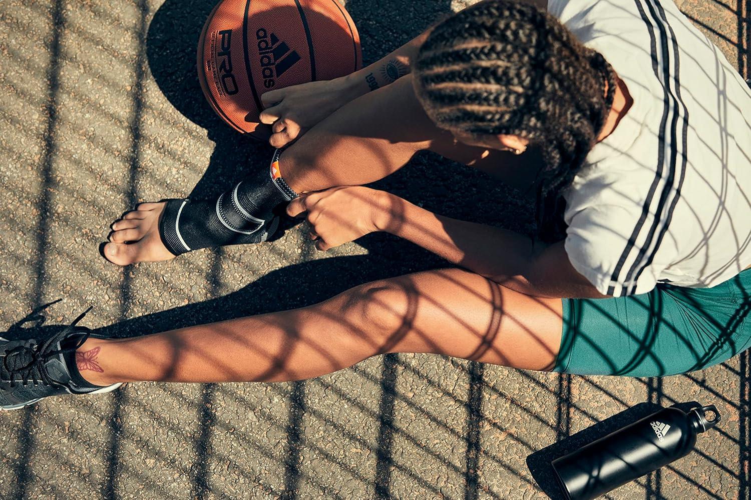 imageadidas Knitted Support Sleeve Ergonomic Compression SleeveAnkle Support