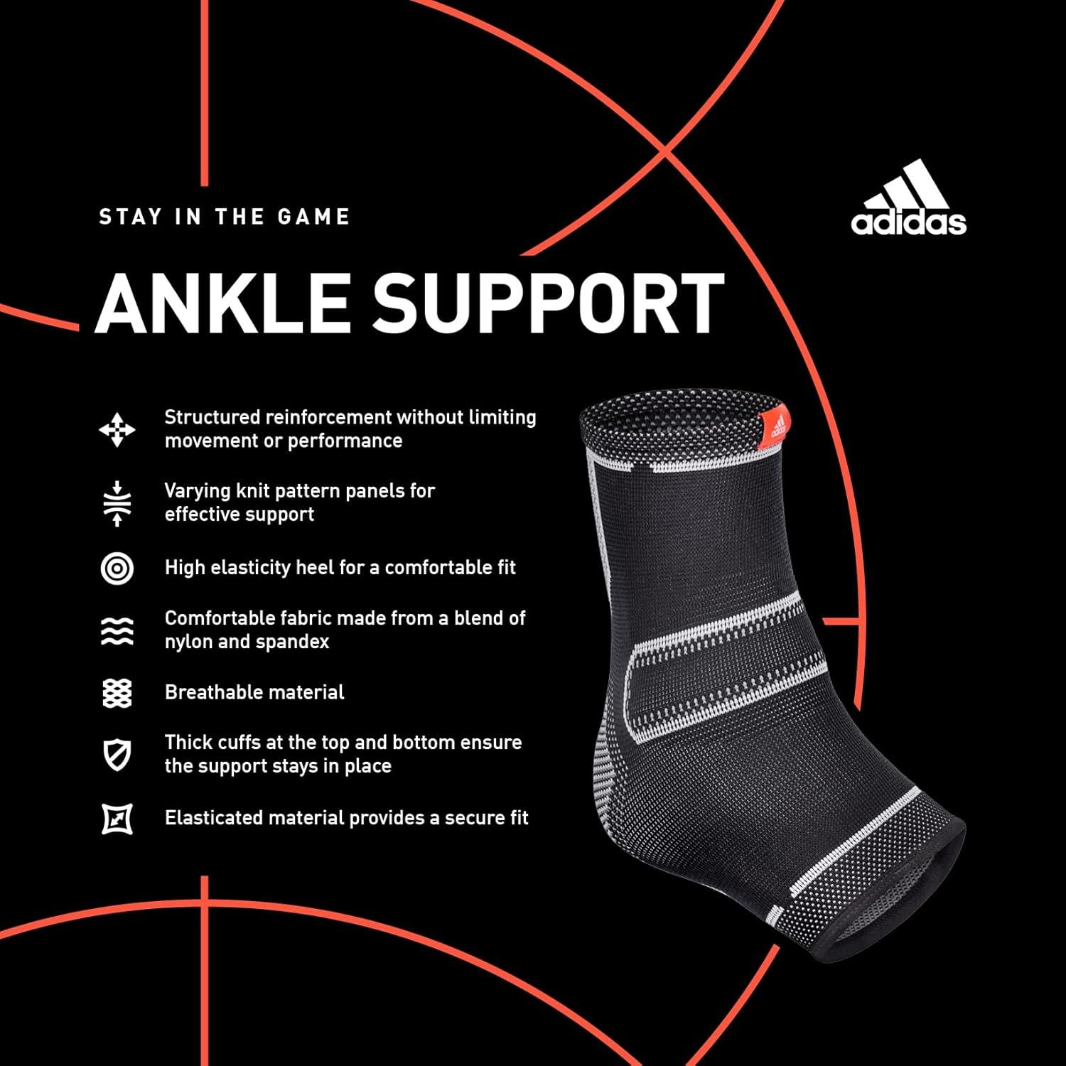 imageadidas Knitted Support Sleeve Ergonomic Compression SleeveAnkle Support