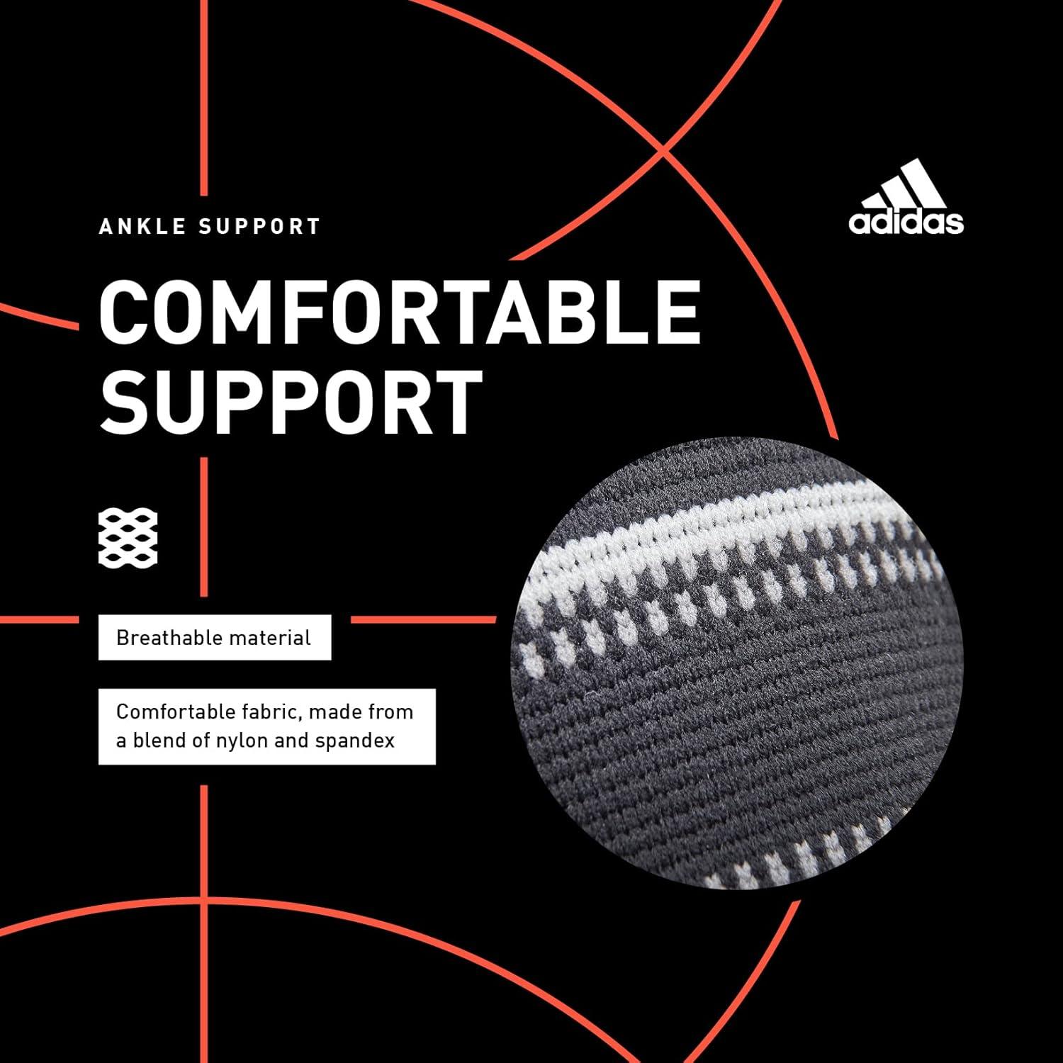 imageadidas Knitted Support Sleeve Ergonomic Compression SleeveAnkle Support