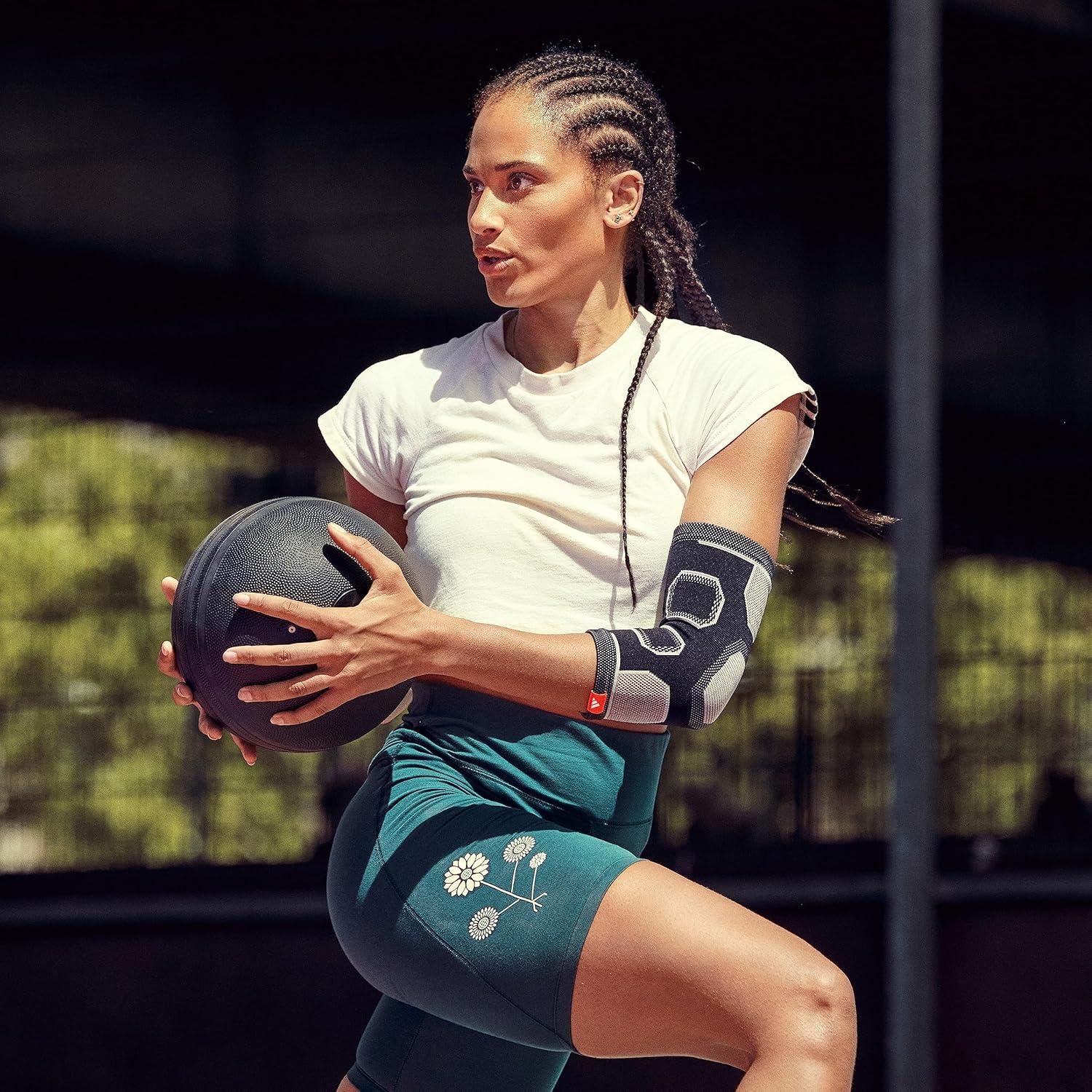 imageadidas Knitted Support Sleeve Ergonomic Compression SleeveElbow Support