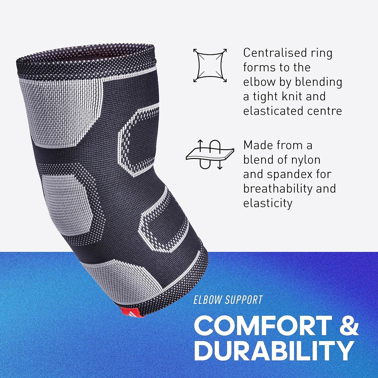 imageadidas Knitted Support Sleeve Ergonomic Compression SleeveElbow Support