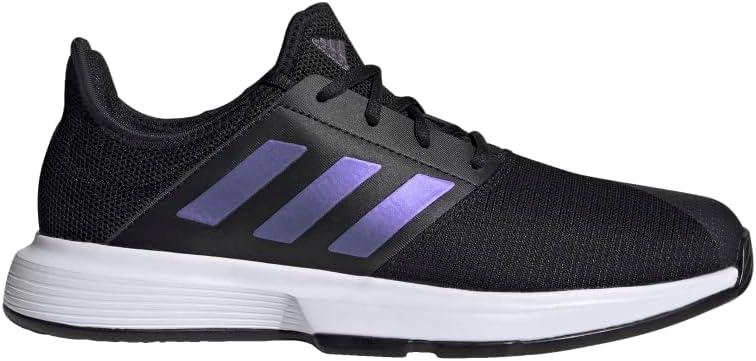 imageadidas Mens Gamecourt 2 Tennis ShoesBlackBlackWhite