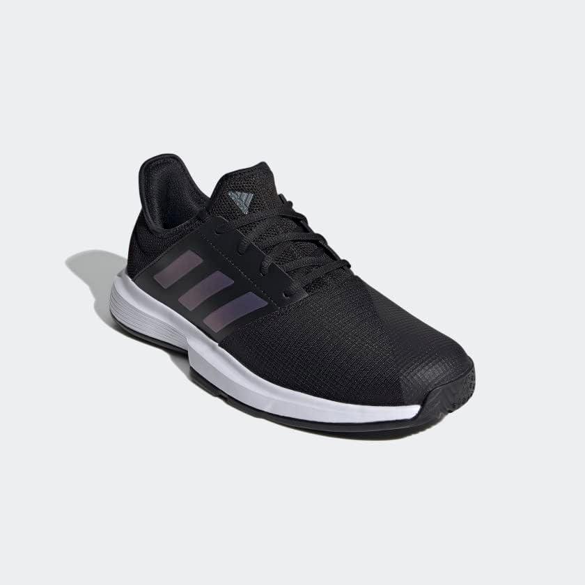 imageadidas Mens Gamecourt 2 Tennis ShoesBlackBlackWhite