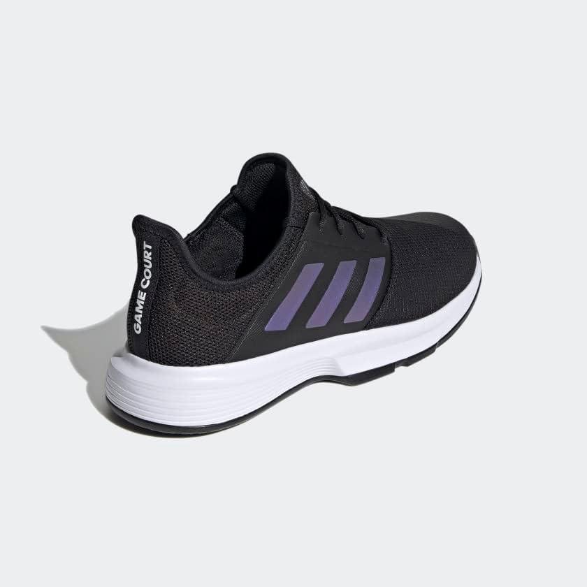 imageadidas Mens Gamecourt 2 Tennis ShoesBlackBlackWhite